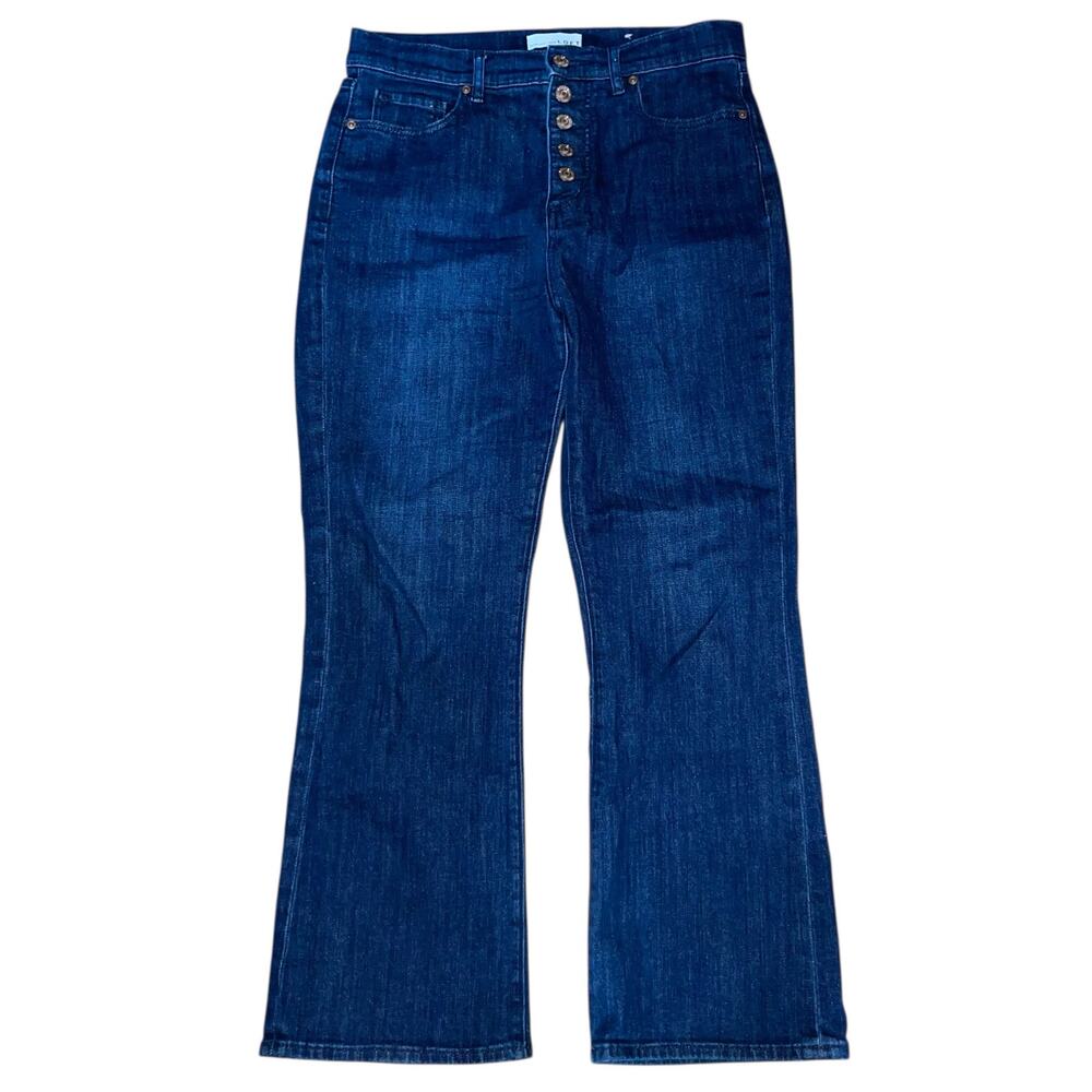 Ann Taylor The Kick Crop Button Fly Jeans - Picture 10 of 10